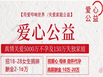 城固捐卵助孕生子 爱心志愿者招募